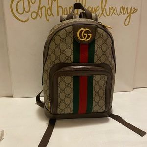 AUTHENTIC GUCCI GG SUPREME SMALL OPHIDIA BACKPACK 🎒